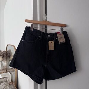 Levi's Black Jean Shorts